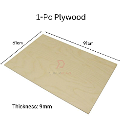 1 Pc Plywood 9mm For Market Folding Table Stand