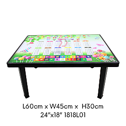 24x18 Inches Century ABC Children Kids Foldable Study Table Portable Japanese Style