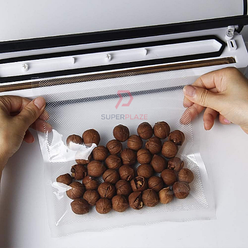 Red Automatic Electric Vacuum Sealing Machine Fresh Sealer