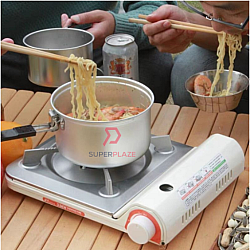 White Stove Only KT3500 Portable Gas Stove Ultra Slim Thin Mini Camping Gas Stove White Stove Only KT3500 Portable Gas Stove Ultra Slim Thin Mini Camping Gas Stove