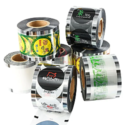 Emoji Design 3000 Cups Bubble Tea Cup Seal Film Plastic Cup Sealing Roll Manual Semi Automatic