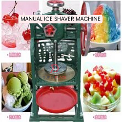 ZYIC Manual Ice Shaver Machine ABC Machine Hand Mesin Ais Batu Campur Mesin ABC Mesin Candol