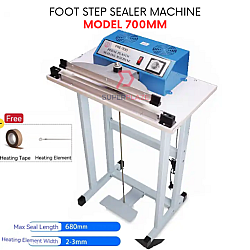 Model 700mm Width 3mm Foot Step Sealer Machine Foot Sealer Pedal Machine Vertical Sealing Type Quick Packing