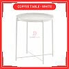 White Coffee Table Tray Table Removable Tray Top  Side Table  Coffee Table Meja Tepi Sofa Meja Kecil