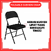 Foldable Cushion Chair Steel Cushion Chair Dining Chair Kerusi Kusyen Boleh Lipat