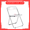 Clear Transparent Chair Acrylic Dining Chair Ins Stool Fashion Folding Chair Clear Transparent Chair Acrylic Dining Chair Ins Stool Fashion Folding Chair