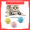 Pink Colour Catnip Cat Toys Playing Ball with Animal Sound Bola Mainan Kucing Warna Pink