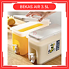 Bekas Air 3.5L Cold Kettle with Faucet Beverage Dispenser with Spigot Dispenser for Making Juice