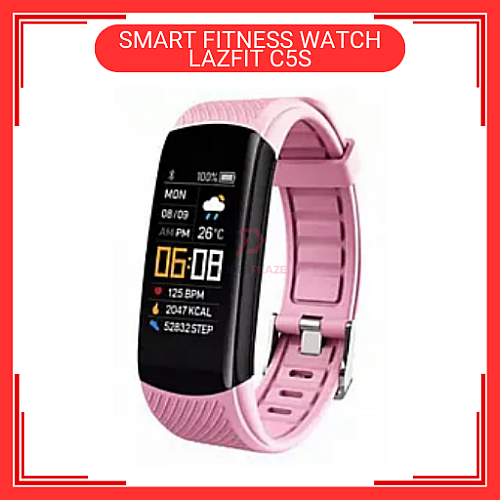 LAZFIT C5S Pink Color Fitness Bracelet Waterproof Sport Tracker Smart Watch