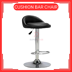 Black Adjustable Lift Stool Cushion Bar Chair High Chair