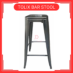 Kerusi Tinggi Kerusi Besi Tolix Metal High Bar Stool