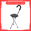 Portable Light Weight Tripod Stainless Folding Crutch Chair 3 Legs