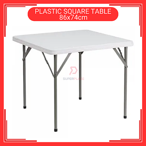 86cm Plastic Square Table Meja Lipat Empat Segi Portable Square Table For Restaurant Camping 86cm Plastic Square Table Meja Lipat Empat Segi Portable Square Table For Restaurant Camping