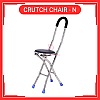 High Quality Elderly Stainless Steel Folding Chair Stool Crutch Chair N