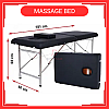 Massage Bed Katil Bekam Katil Urut Katil Spa Katil Mudah Lipat Massage Bed Portable Spa Facial Bed Black