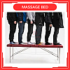 Massage Bed Katil Bekam Katil Urut Katil Spa Katil Mudah Lipat Massage Bed Portable Spa Facial Bed Black