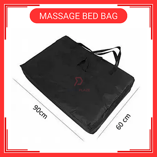 Massage Bed Foldable Carry Shoulder Bag Portable Spa Table Black Color