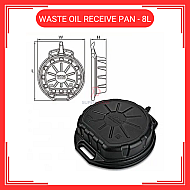8L Waste Oil Drainer Receive Pan Oil Drain Pan 