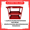 350kg Heavy Duty 3 Layers Service Cart Metal Steel Tool Cart Trolley Barang Garaj Bengkel Tools Shelf Storage Toolcart 350kg Heavy Duty 3 Layers Service Cart Metal Steel Tool Cart Trolley Barang Garaj Bengkel Tools Shelf Storage Toolcart