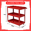 350kg Heavy Duty 3 Layers Service Cart Metal Steel Tool Cart Trolley Barang Garaj Bengkel Tools Shelf Storage Toolcart 350kg Heavy Duty 3 Layers Service Cart Metal Steel Tool Cart Trolley Barang Garaj Bengkel Tools Shelf Storage Toolcart