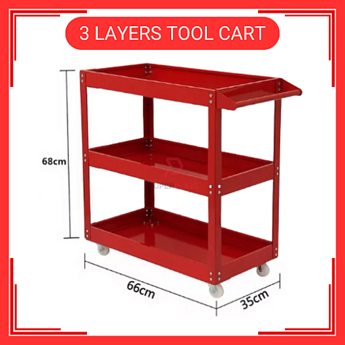 350kg Heavy Duty 3 Layers Service Cart Metal Steel Tool Cart Trolley Barang Garaj Bengkel Tools Shelf Storage Toolcart 350kg Heavy Duty 3 Layers Service Cart Metal Steel Tool Cart Trolley Barang Garaj Bengkel Tools Shelf Storage Toolcart
