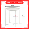 White Coffee Table Tray Table Removable Tray Top  Side Table  Coffee Table Meja Tepi Sofa Meja Kecil