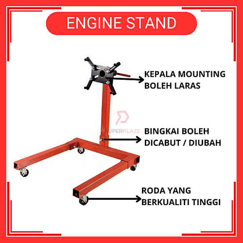 Engine Stand 1250lbs Stand Enjin 1250lbs Engine Stand 1250lbs Stand Enjin 1250lbs