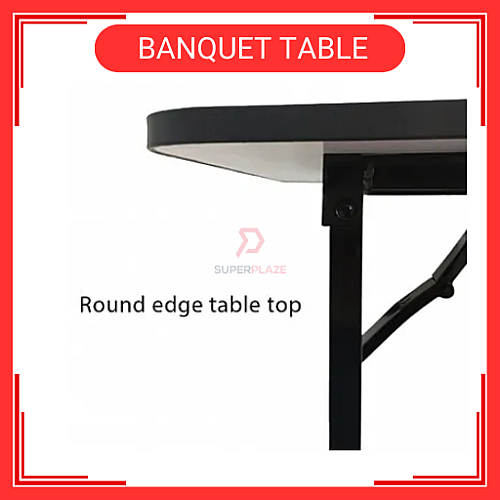 120cm x 60cm x 76cm Banquet Table Foldable Table Meja Jamuan 