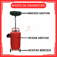 80Liter Manual Waste Oil Drainer 