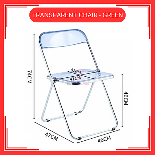 Green Transparent Chair Acrylic Dining Chair Ins Stool Fashion Trending Make Up Chair Green Transparent Chair Acrylic Dining Chair Ins Stool Fashion Trending Make Up Chair