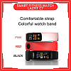 LAZFIT C7 Red Colour Smart Band Fitness Tracker BraceletSports Smart Watch 