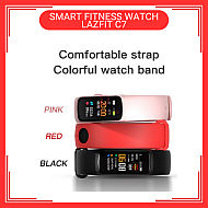 LAZFIT C7 Red Colour Smart Band Fitness Tracker BraceletSports Smart Watch 