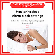 LAZFIT C7 Black Colour Smart Band Fitness Tracker BraceletSports Smart Watch 