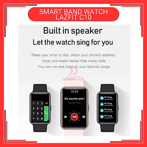 LAZFIT C10 Pink Color Smart Band Fitness Bracelet Screen Watch