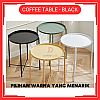 Black Coffee Table Tray Table Removable Tray Top  Side Table Coffee Table Meja Tepi Sofa Meja Kecil