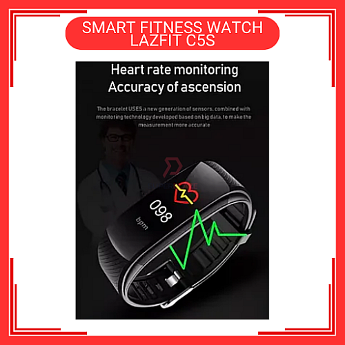 LAZFIT C5S Red Color Fitness Bracelet Waterproof Sport Tracker Smart Watch