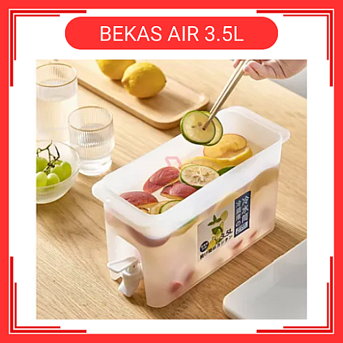 Bekas Air 3.5L Cold Kettle with Faucet Beverage Dispenser with Spigot Dispenser for Making Juice