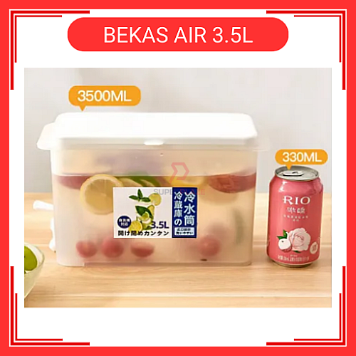 Bekas Air 3.5L Cold Kettle with Faucet Beverage Dispenser with Spigot Dispenser for Making Juice