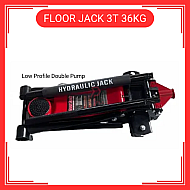 Floor Jack Low Profile 3 Ton Double Pump 36KG Jek Tayar Kereta Low Profile 3T Double Pump 36KG Hydraulic Jack Kereta