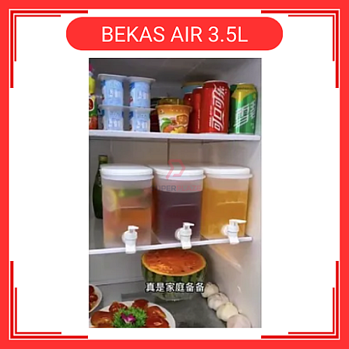 Bekas Air 3.5L Cold Kettle with Faucet Beverage Dispenser with Spigot Dispenser for Making Juice