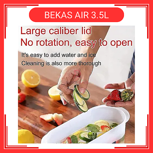Bekas Air 3.5L Cold Kettle with Faucet Beverage Dispenser with Spigot Dispenser for Making Juice