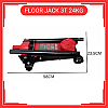 Floor Jack 3 Ton Heavy Duty 24KG Jek Tayar Kereta 3T 24KG Hydraulic Jack Kereta Floor Jack 3 Ton Heavy Duty 24KG Jek Tayar Kereta 3T 24KG Hydraulic Jack Kereta