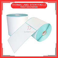 100mm x 150mm A6 Size 250 Sticker  Thermal Labels Sticker Rolls