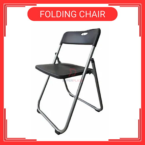 Kerusi lipat Foldable Folding Chair Office Meeting Conference Simple Plastic Chair Kerusi Lipat Black Kerusi lipat Foldable Folding Chair Office Meeting Conference Simple Plastic Chair Kerusi Lipat Black