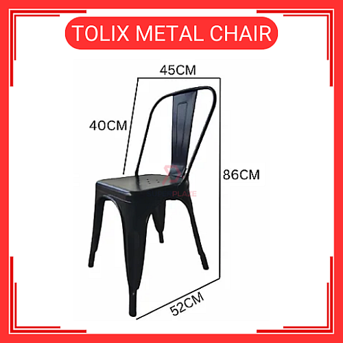 Kerusi Tolix Kerusi Besi Metal Chair Kerusi Tolix Kerusi Besi Metal Chair