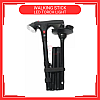 Adjustable Foldable Tongkat Cane Crutch Walking Aid Mobility Walker Stick LED Torch Light