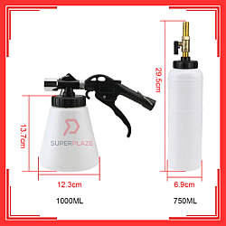 1025 Pneumatic Brake Bleeder Brake Fluid Replacement Tool Oil Change Equipment Kit