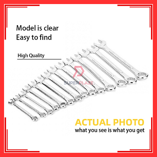 14pcs Combination Wrench Set Spanner Set Tools Set Heavy Duty