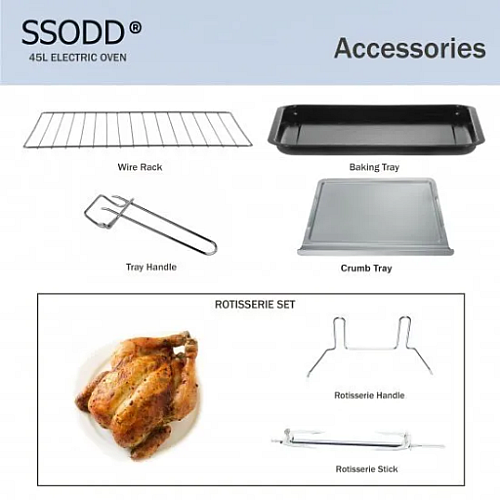 SSODD 45L Electric Oven