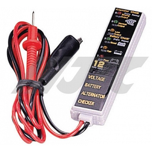 Jtc-J027 Car Battery And  Alternator Checker